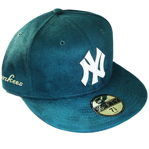 suede new york yankees cap