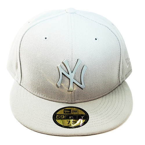 grey yankees hat