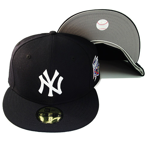 black fitted with side patch