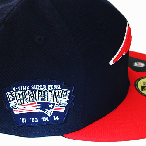 Men's New Era Navy New England Patriots 6x Super Bowl Champions